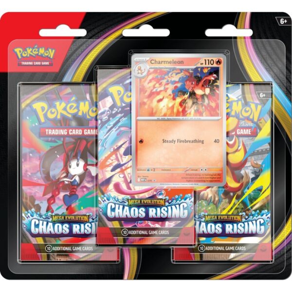 Pokémon: Mega Evolution—Chaos Rising: 3-pack Blister