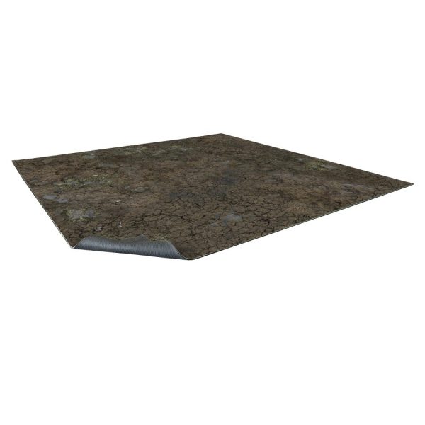 Battlesystems Game Mat – Muddy Streets – 90x90cm