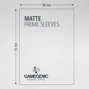 GameGenic - Matte Prime Sleeves: Grey (100) - Image 3