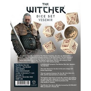 The Witcher Dice Set - Vesemir the Old Wolf - Image 2