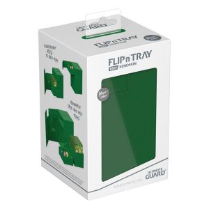 Ultimate Guard Flip`n`Tray 100+ XenoSkin Monocolor Green - Image 2