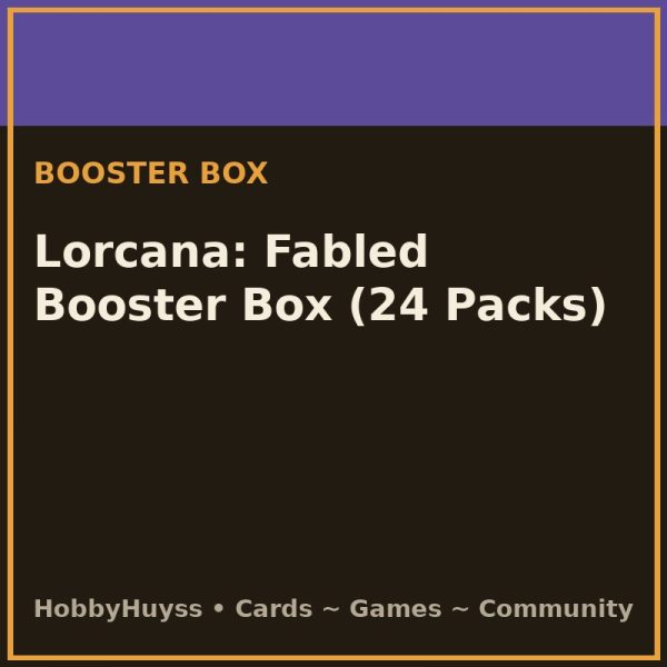 Lorcana: Fabled Booster Box (24 Packs)