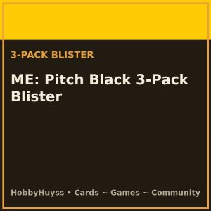 ME: Pitch Black 3-Pack Blister