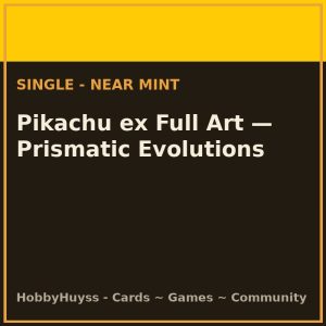 Pikachu ex Full Art — Prismatic Evolutions