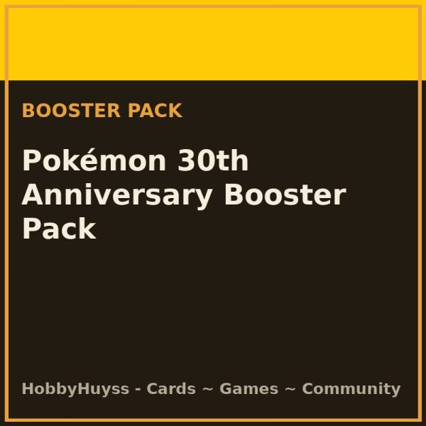 Pokémon 30th Anniversary Booster Pack